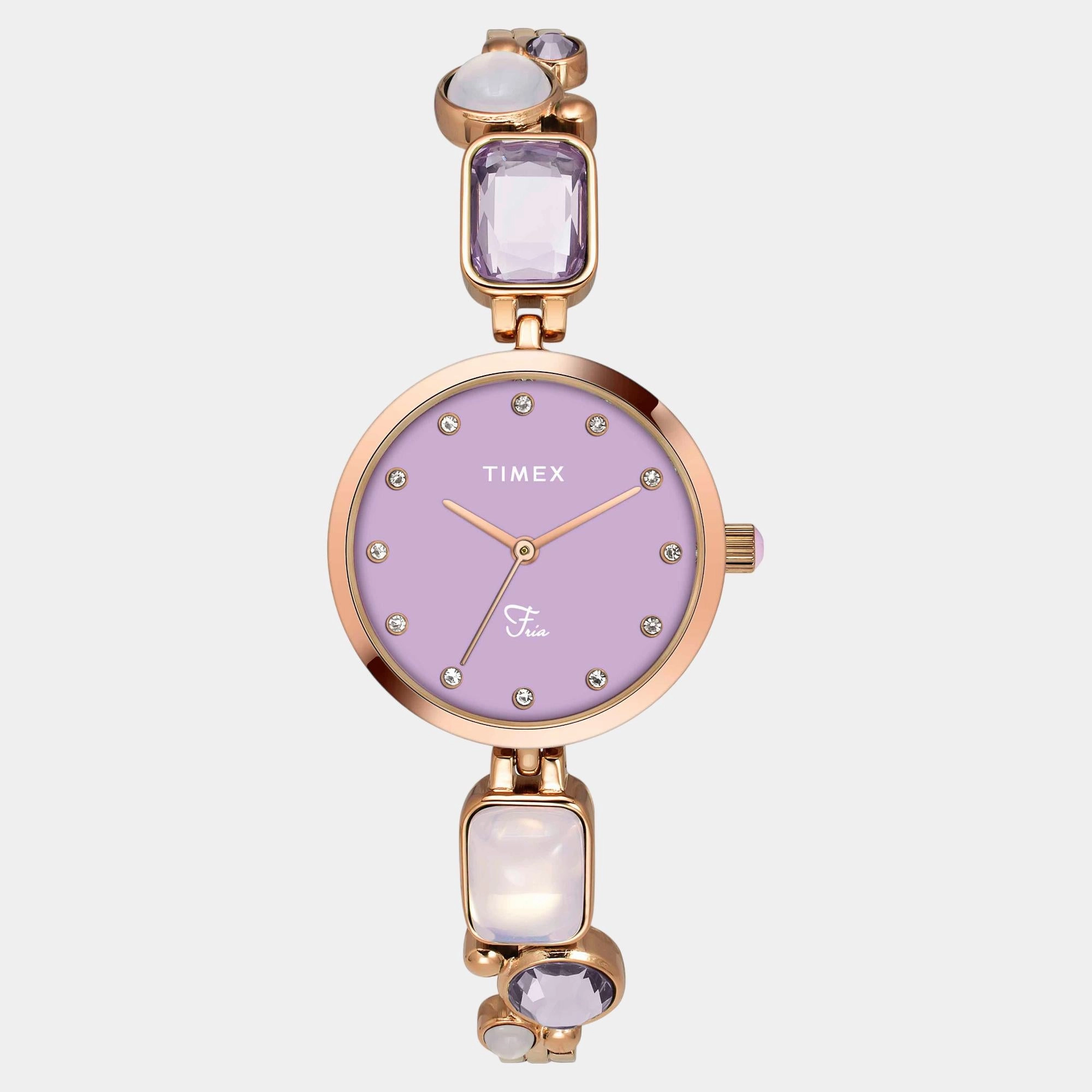 Women Quartz Purple Dial Analog Brass Watch TWEL17803 women watches best women watches affordable women's watches branded women watches