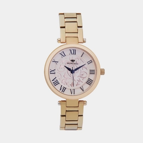 Women Quartz Rose Dial Analog Metal Watch 7502T-M3307 women watches best women watches affordable women's watches branded women watches