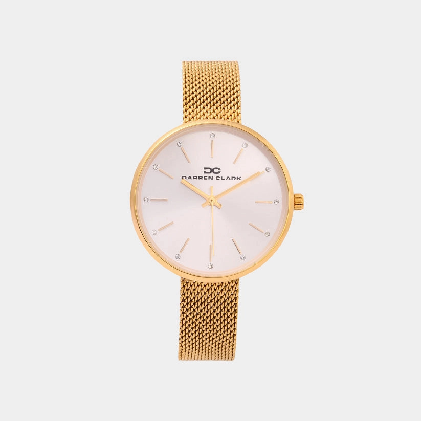 Women Quartz Silver Dial Analog Mesh Watch 2007B-E0203 women watches best women watches affordable women's watches branded women watches