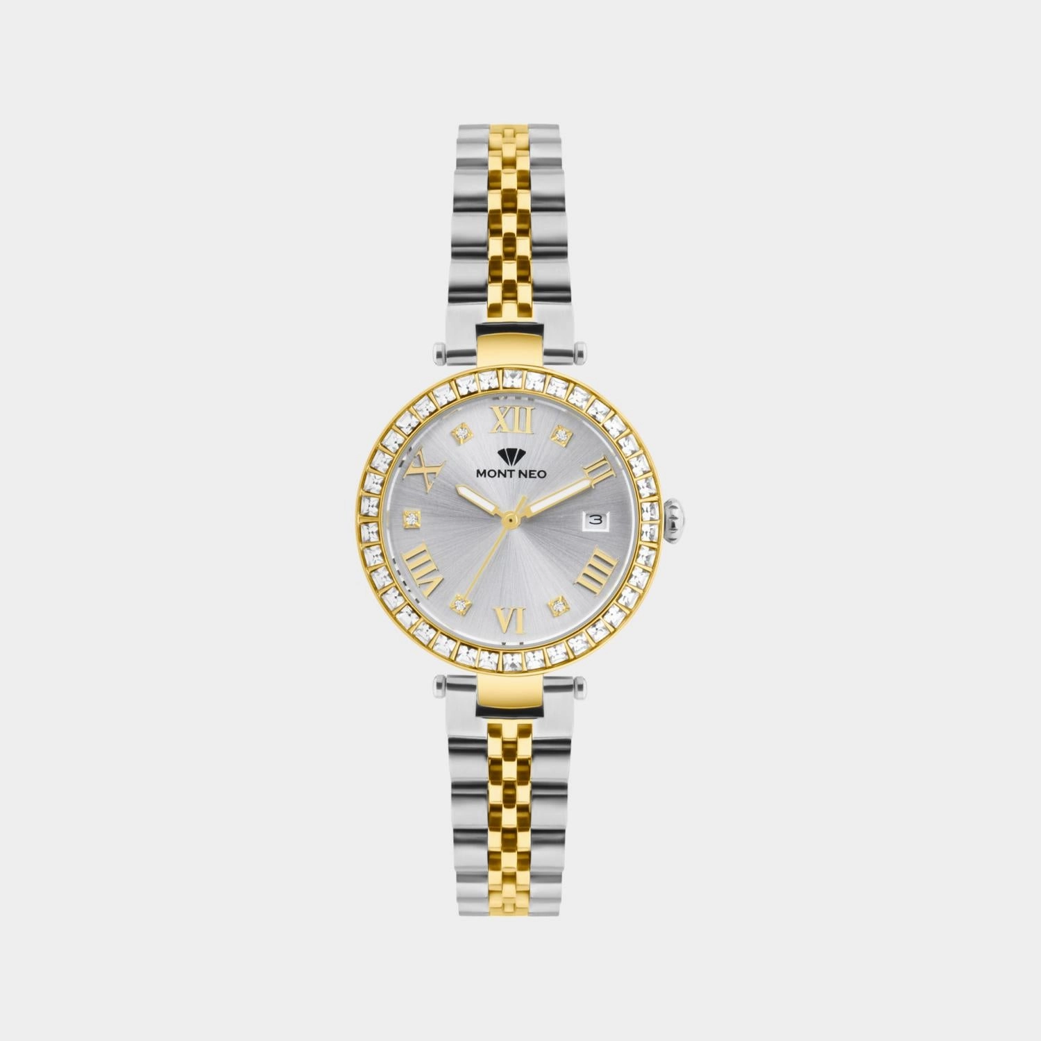 Women Quartz Silver Dial Analog Stainless Steel Watch 4505E-M1203 women watches best women watches affordable women's watches branded women watches