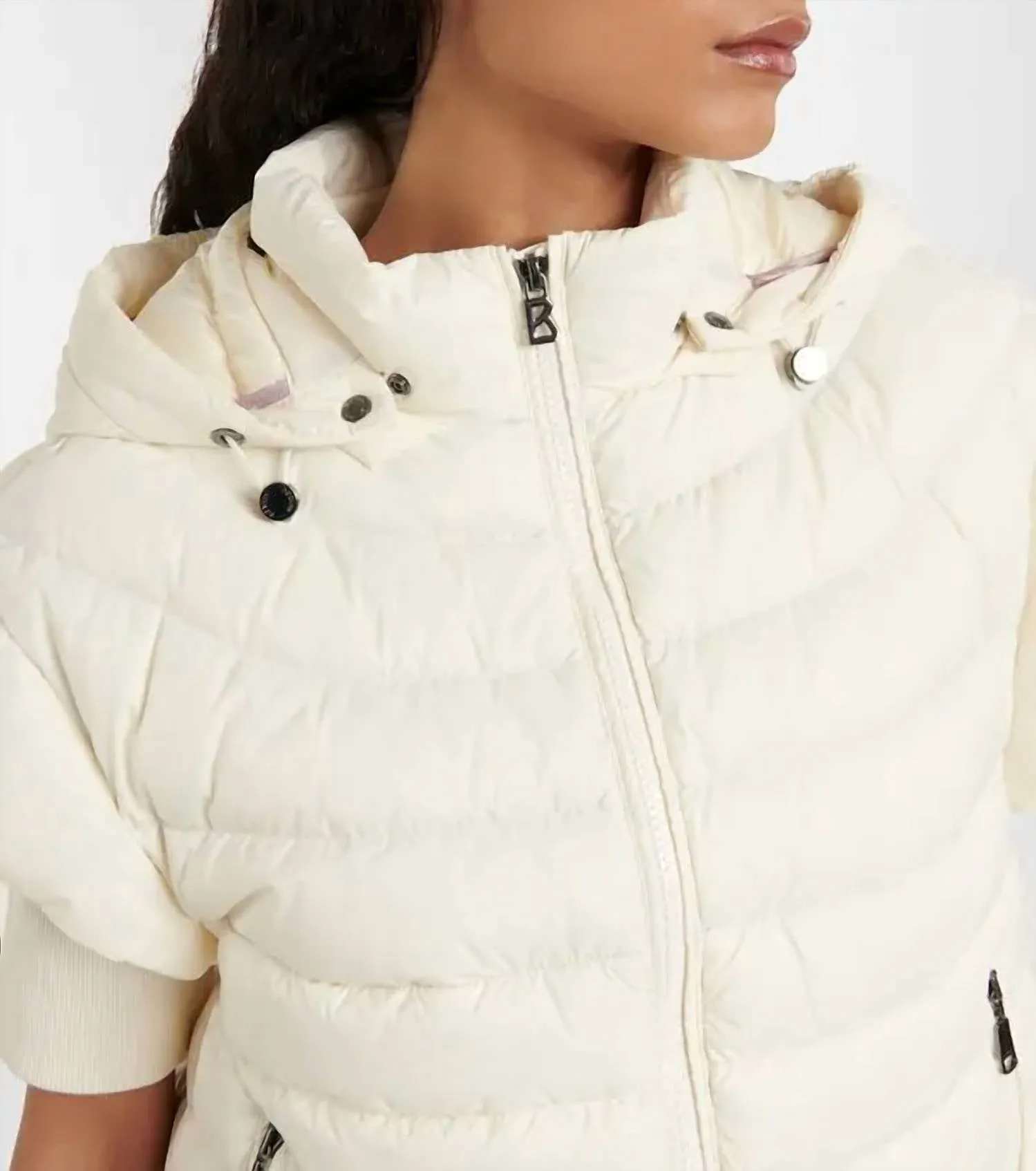 Women's Betty Down Vest In White