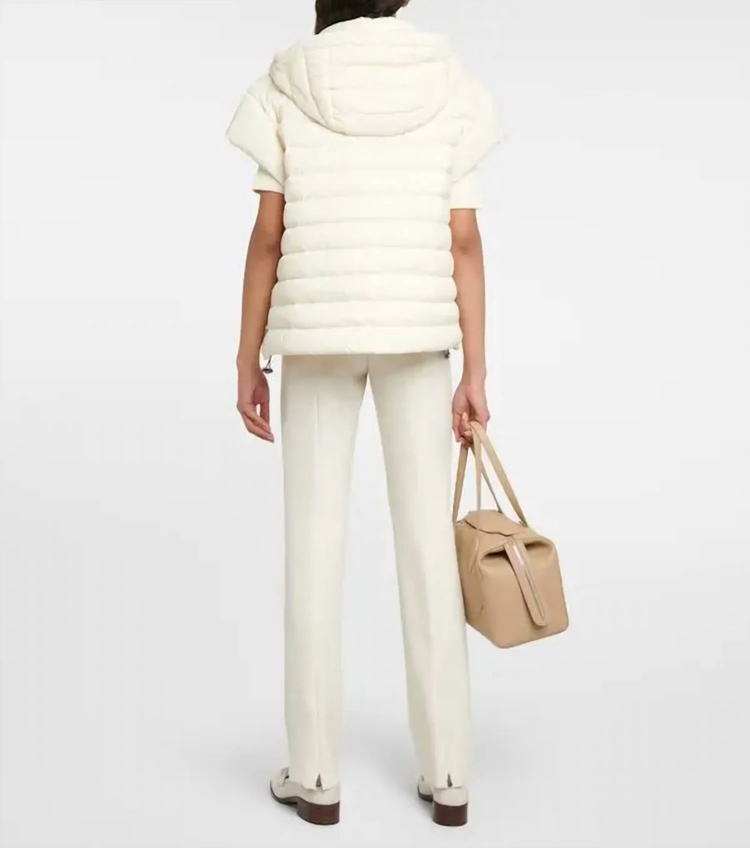 Women's Betty Down Vest In White