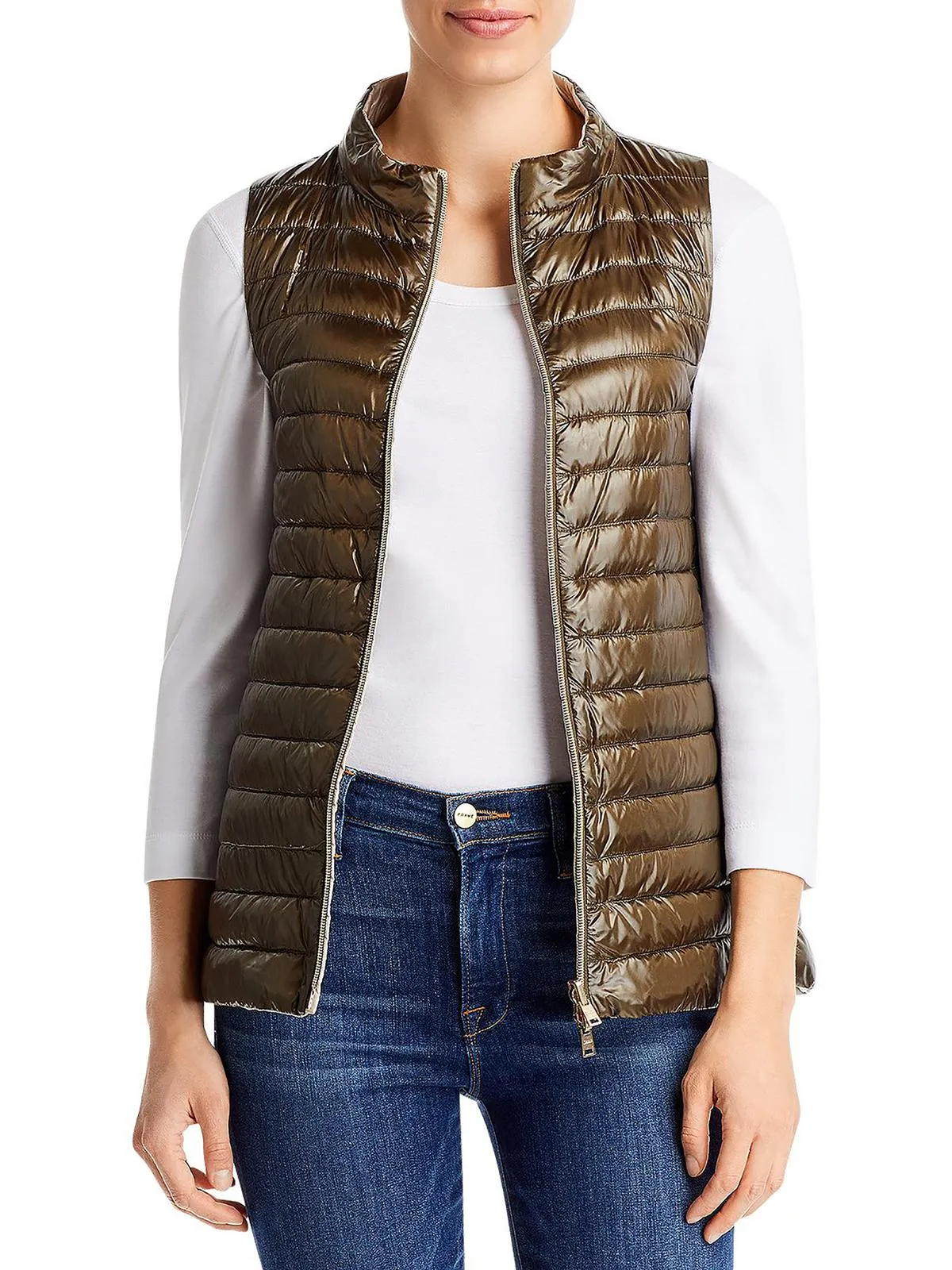 Womens Down Reversible Outerwear Vest