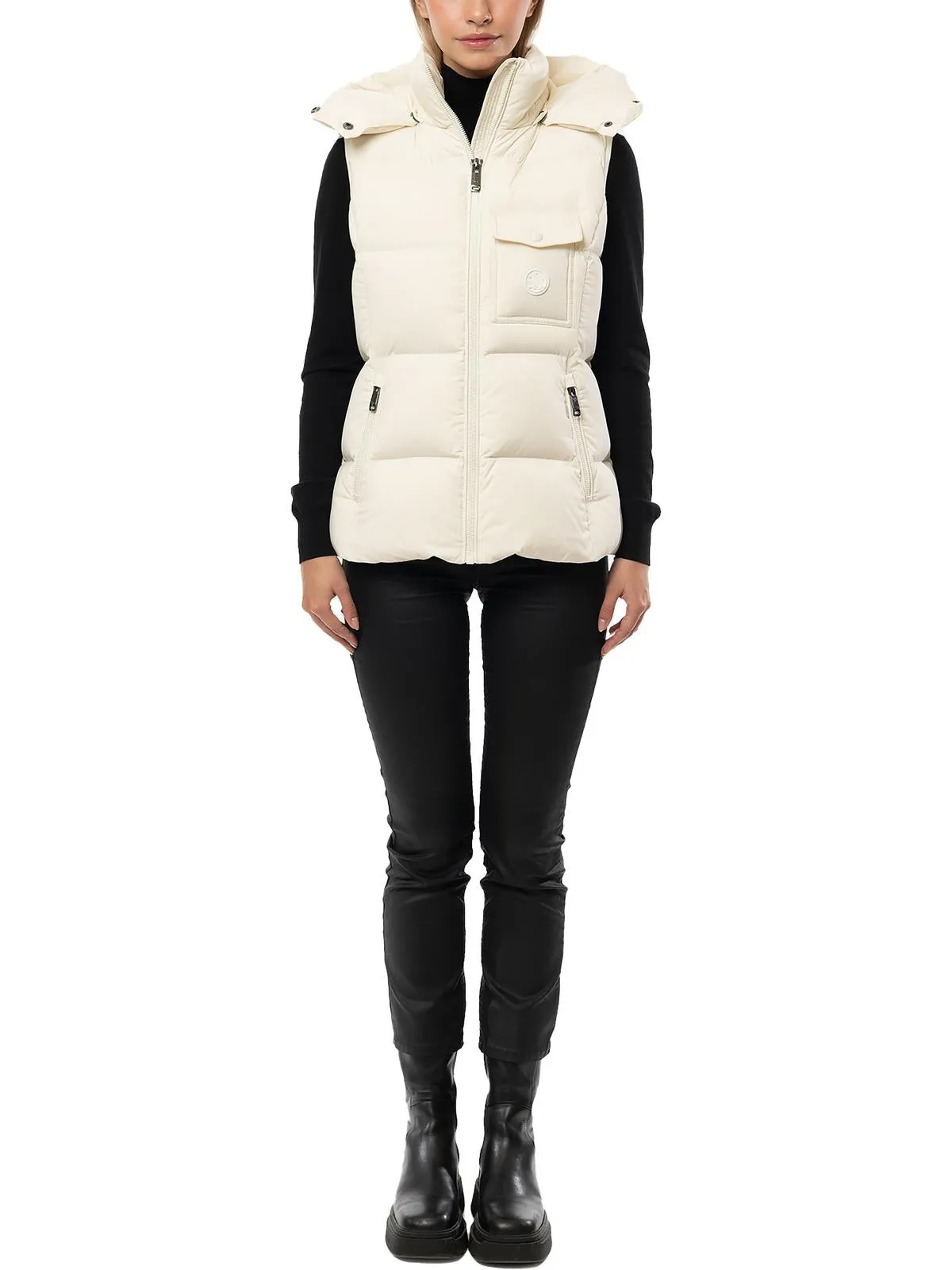 Womens Insulated Hooded Outerwear Vest