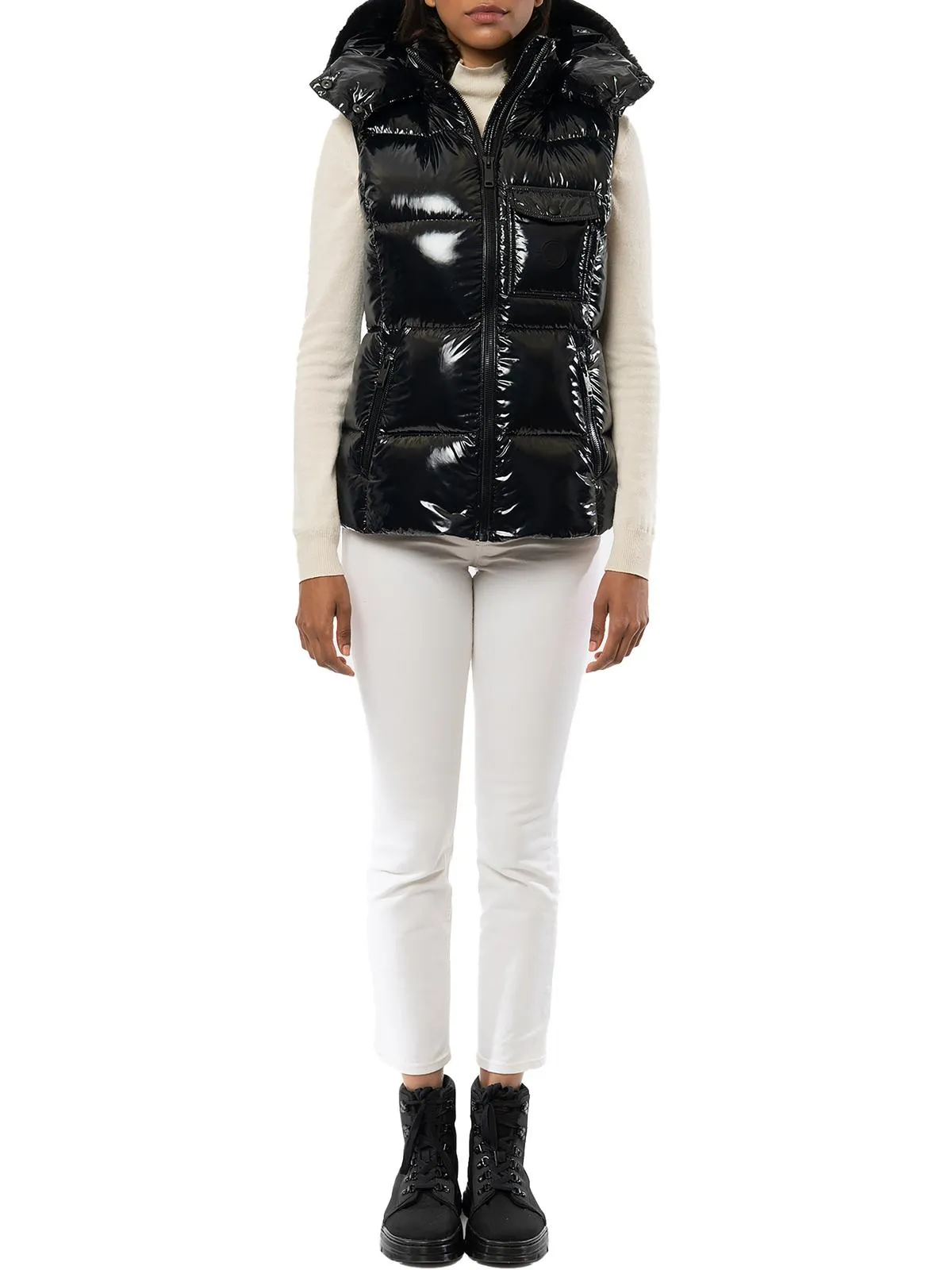 Womens Insulated Hooded Outerwear Vest