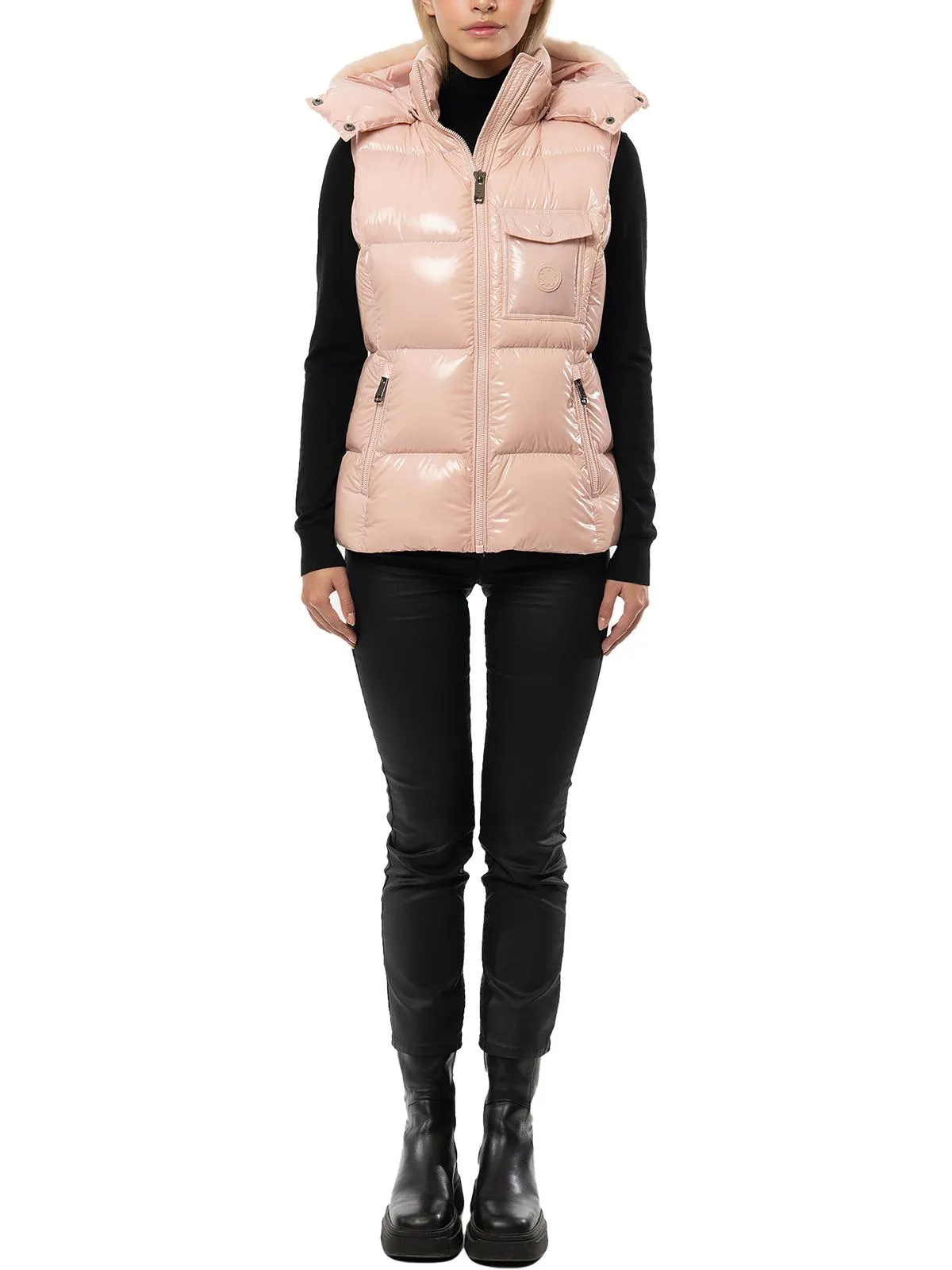 Womens Insulated Hooded Outerwear Vest