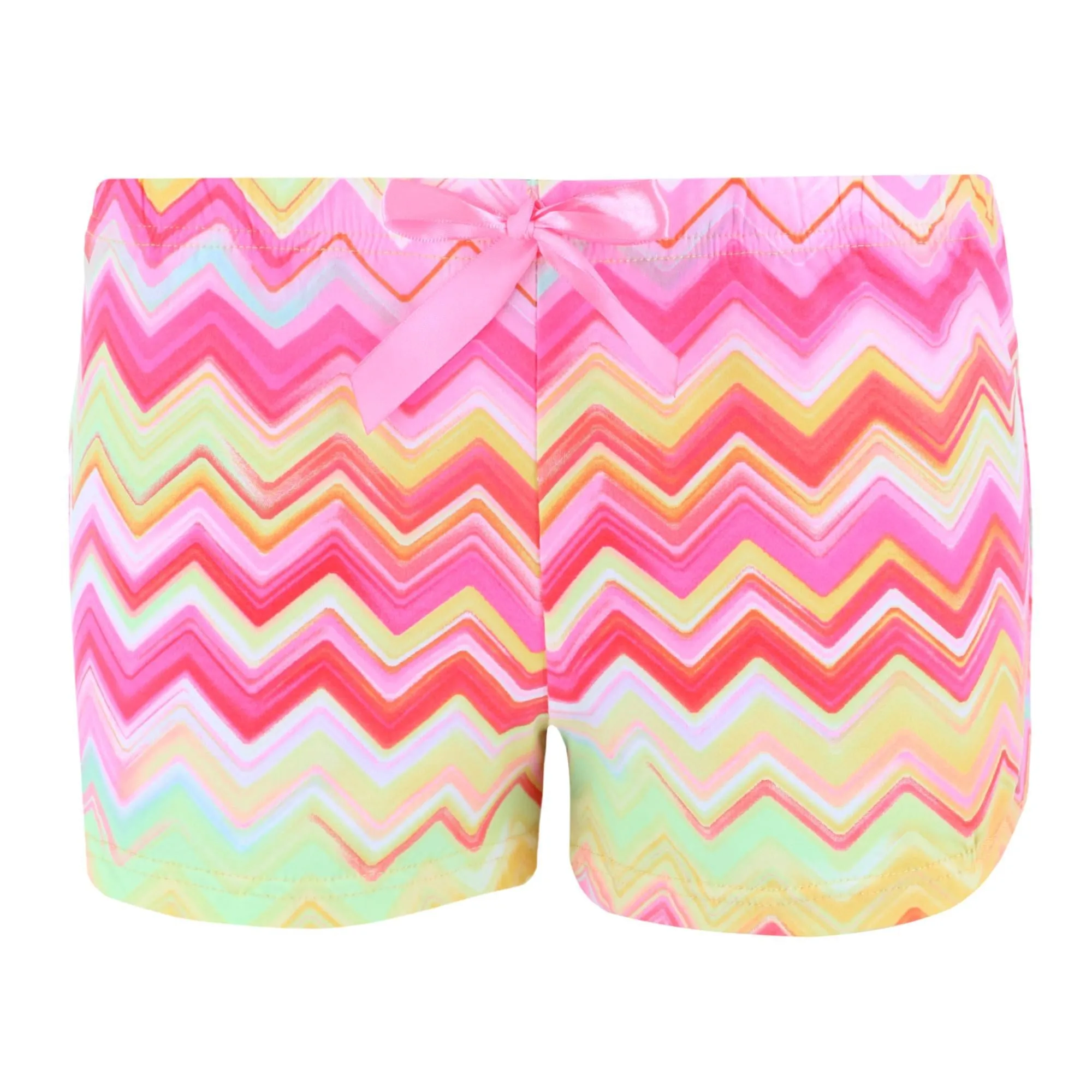 Women's Printed Poly Suede Sleep Shorts