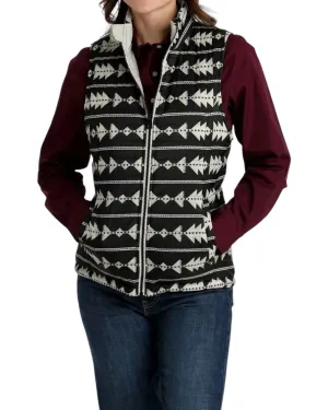 Women's Reversible Quilted Vest In Multi