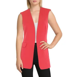 Womens Shoulder Pads Sleeveless Suit Vest