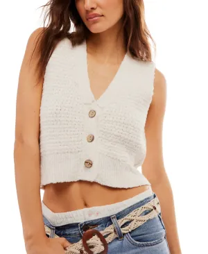 Wtf Ava Vest In Sugar Straw