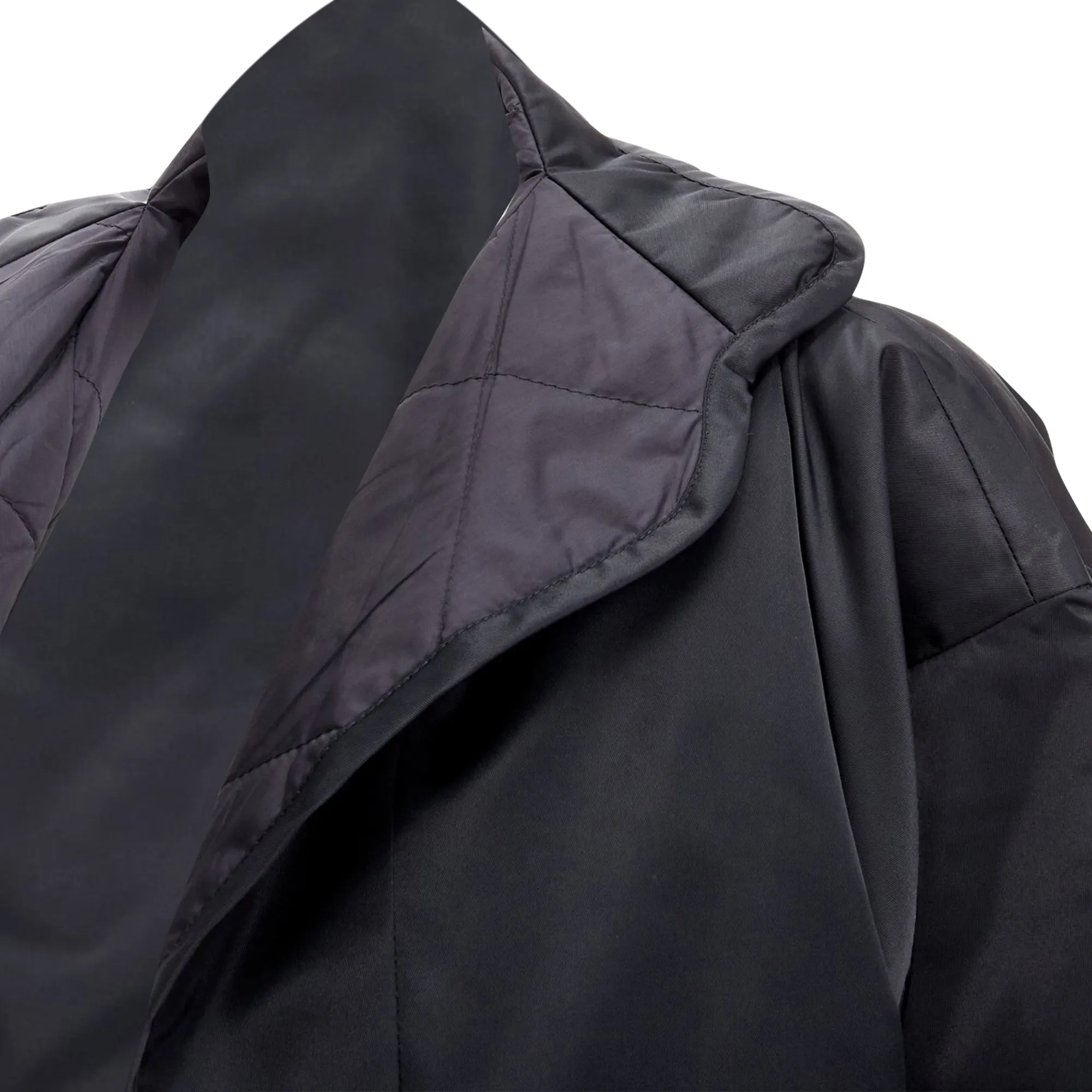 Yohji Yamamoto armhole cutout padded kimono overcoat