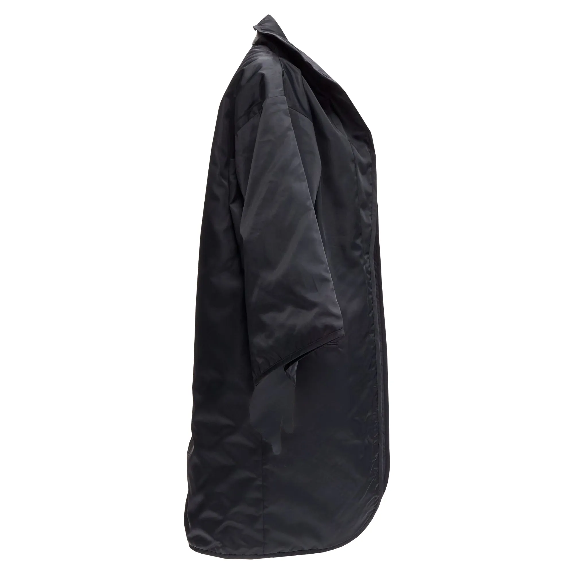Yohji Yamamoto armhole cutout padded kimono overcoat
