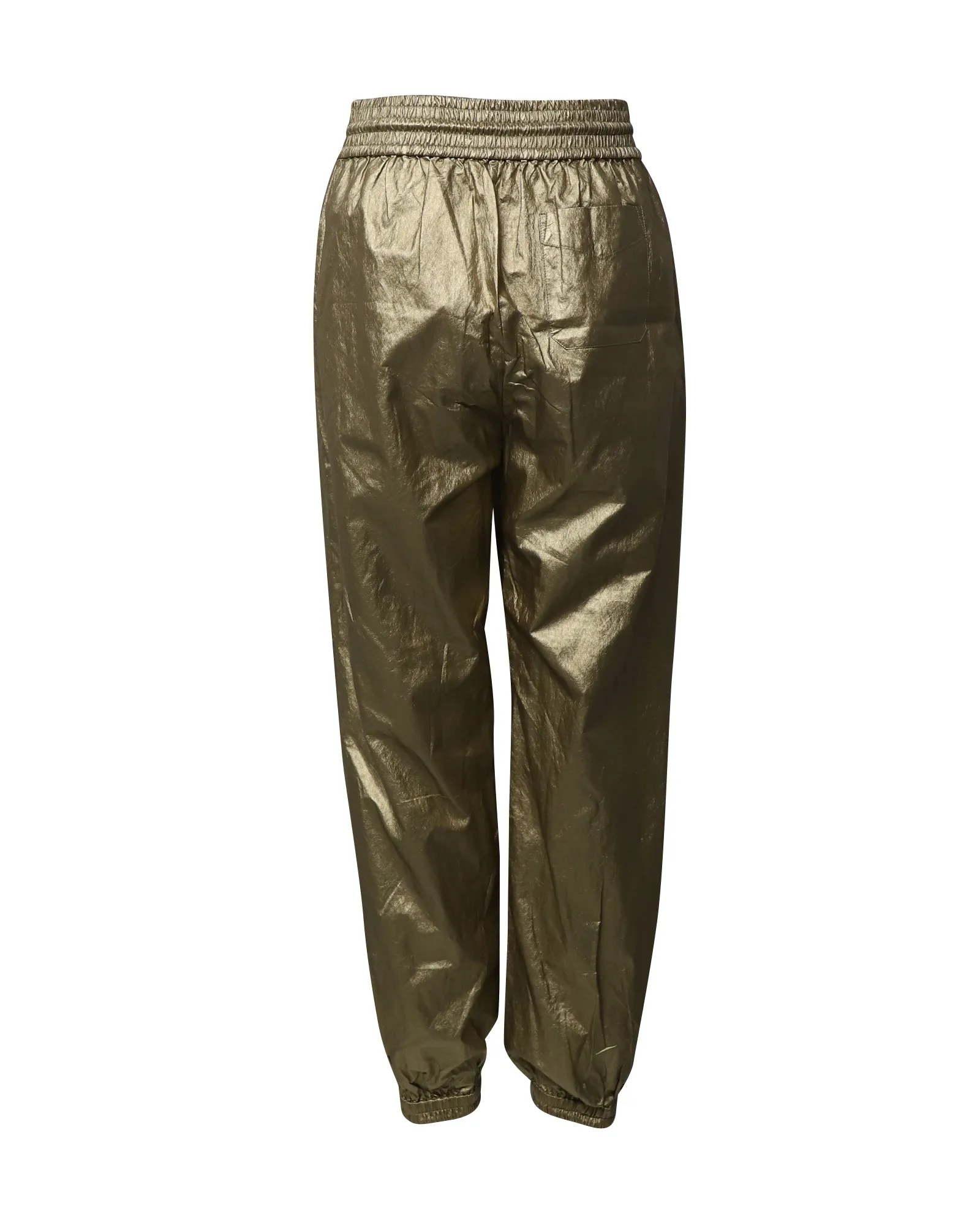 Zimmermann Rhythmic Drawstring Pants in Gold Viscose